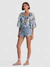 MCLAINE LONG SLEEVE BLOUSE-FLY AWAY-ALICE + OLIVIA