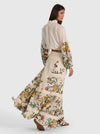 STEVIE DROP WAIST MAXI SKIRT-DESERT SPRIGS VANILLA-ALICE + OLIVIA