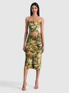 MAEVE SLIP SKIRT W SLIT-ALICE + OLIVIA