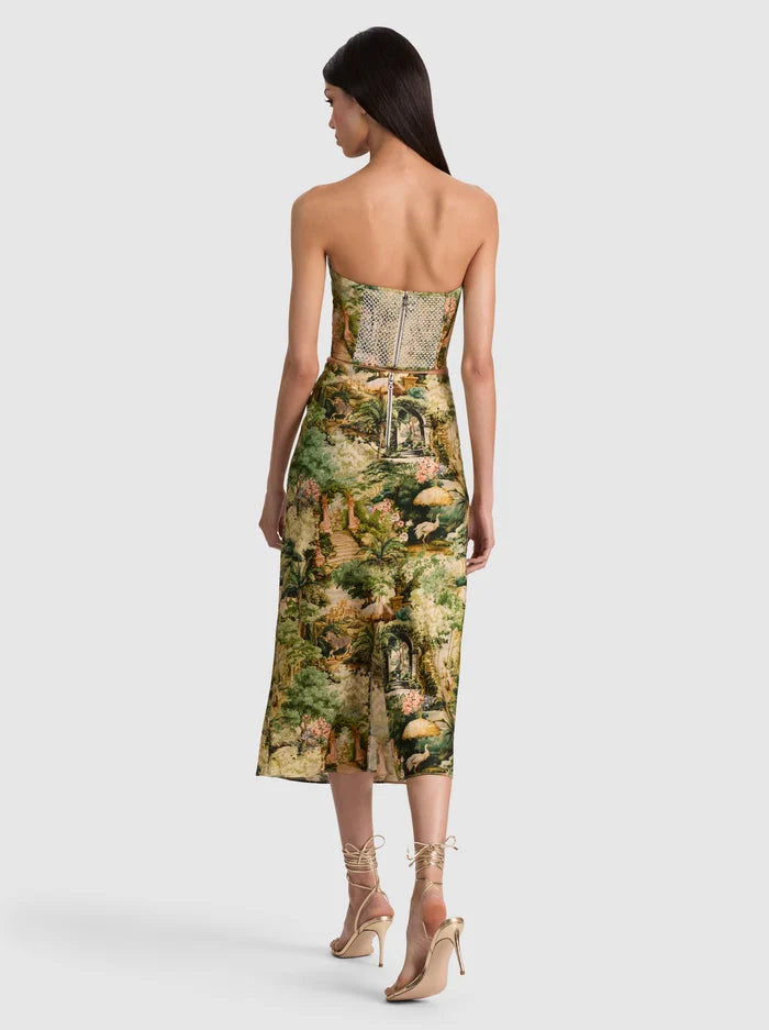 MAEVE SLIP SKIRT W SLIT-ALICE + OLIVIA