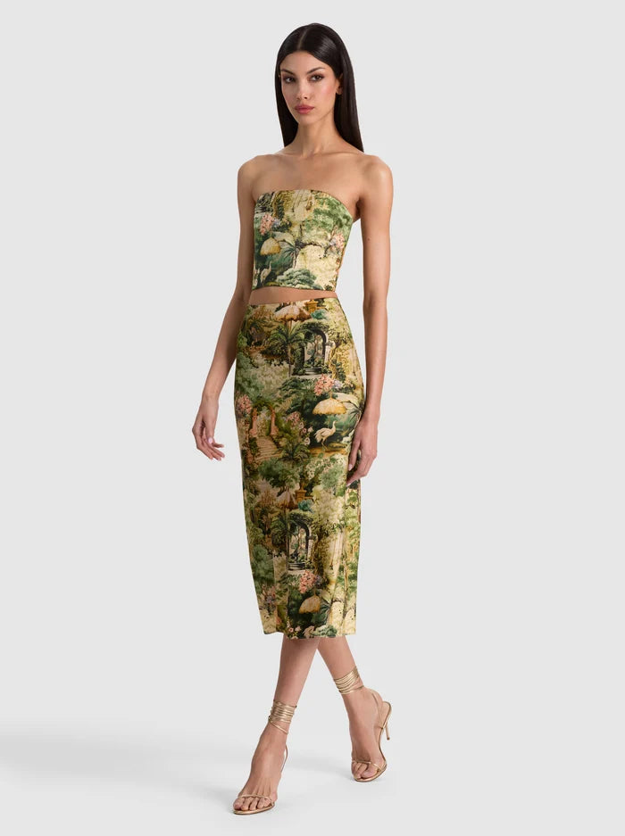 MAEVE SLIP SKIRT W SLIT-ALICE + OLIVIA
