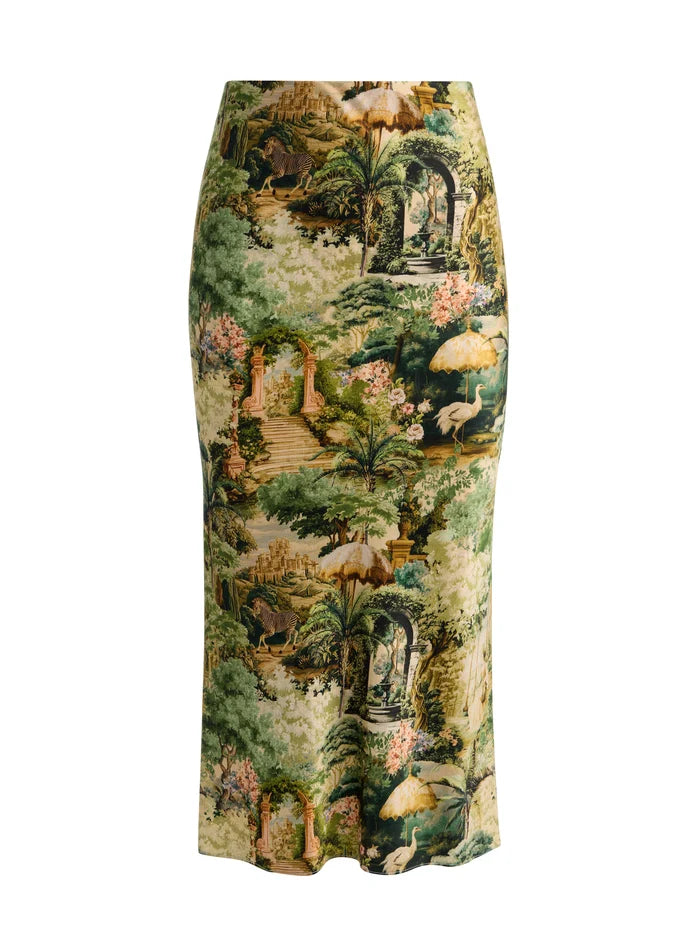 MAEVE SLIP SKIRT W SLIT-ALICE + OLIVIA