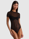 WHITNEY SHEER SEAMED BODYSUIT-Black-ALICE + OLIVIA