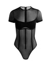 WHITNEY SHEER SEAMED BODYSUIT-Black-ALICE + OLIVIA