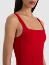 DEVIN SIDE PANEL TANK-HIBISCUS-ALICE + OLIVIA
