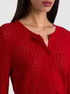 CARSON POINTELLE CARDIGAN-HIBISCUS-ALICE + OLIVIA