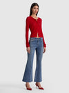 CARSON POINTELLE CARDIGAN-HIBISCUS-ALICE + OLIVIA