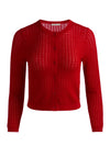 CARSON POINTELLE CARDIGAN-HIBISCUS-ALICE + OLIVIA