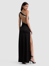 GWENDOLYN CUTOUT MAXI DRESS-BLACK/OFF WHITE-ALICE + OLIVIA