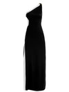 GWENDOLYN CUTOUT MAXI DRESS-BLACK/OFF WHITE-ALICE + OLIVIA