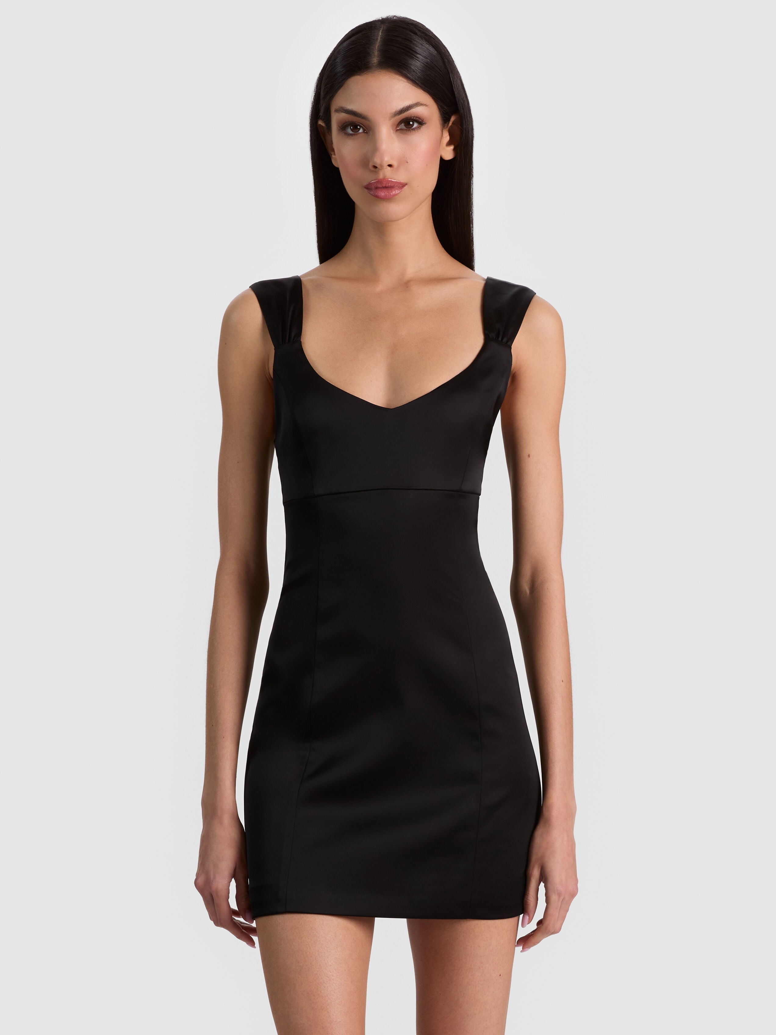 RENEE FITTED MINI DRESS-ALICE + OLIVIA