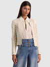 KIDMAN FLORAL LASER CUT LEATHER JACKET-ALICE + OLIVIA