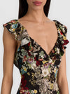 GEMMA BTN FT RUFFLE MAXI DRESS-FREE SPIRIT-ALICE + OLIVIA