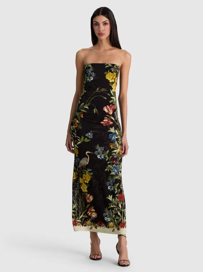 DELORA STRAPLESS MIDI DRESS-ALICE + OLIVIA