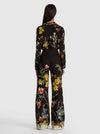 DYLAN LINEN PANT-DESERT SPRIGS BLACK-ALICE + OLIVIA