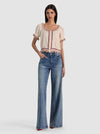 MCLAINE PUFF SLEEVE BLOUSE-ORCHARD GLOW-ALICE + OLIVIA