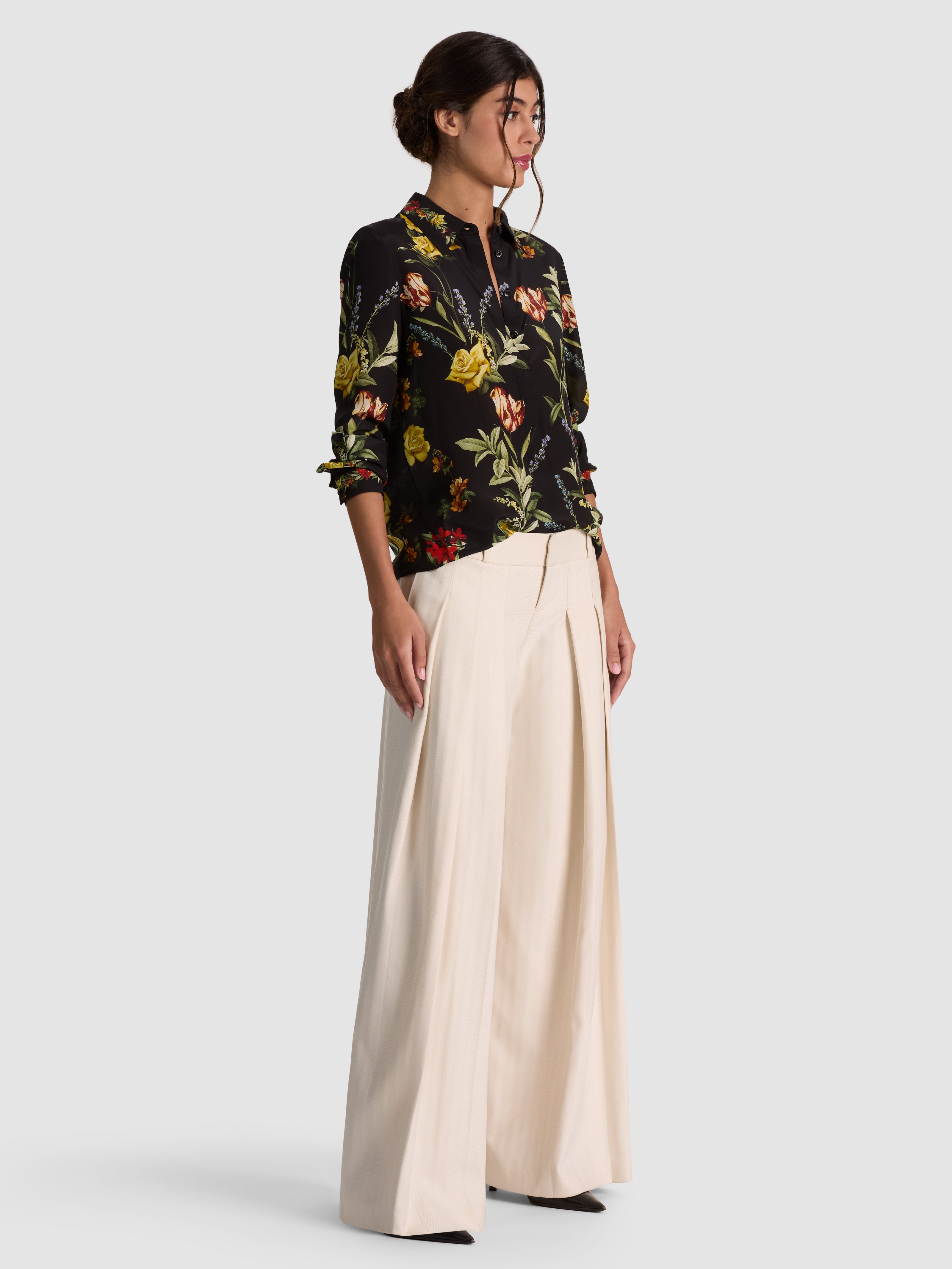 WILLA SILK BLOUSE-ALICE + OLIVIA