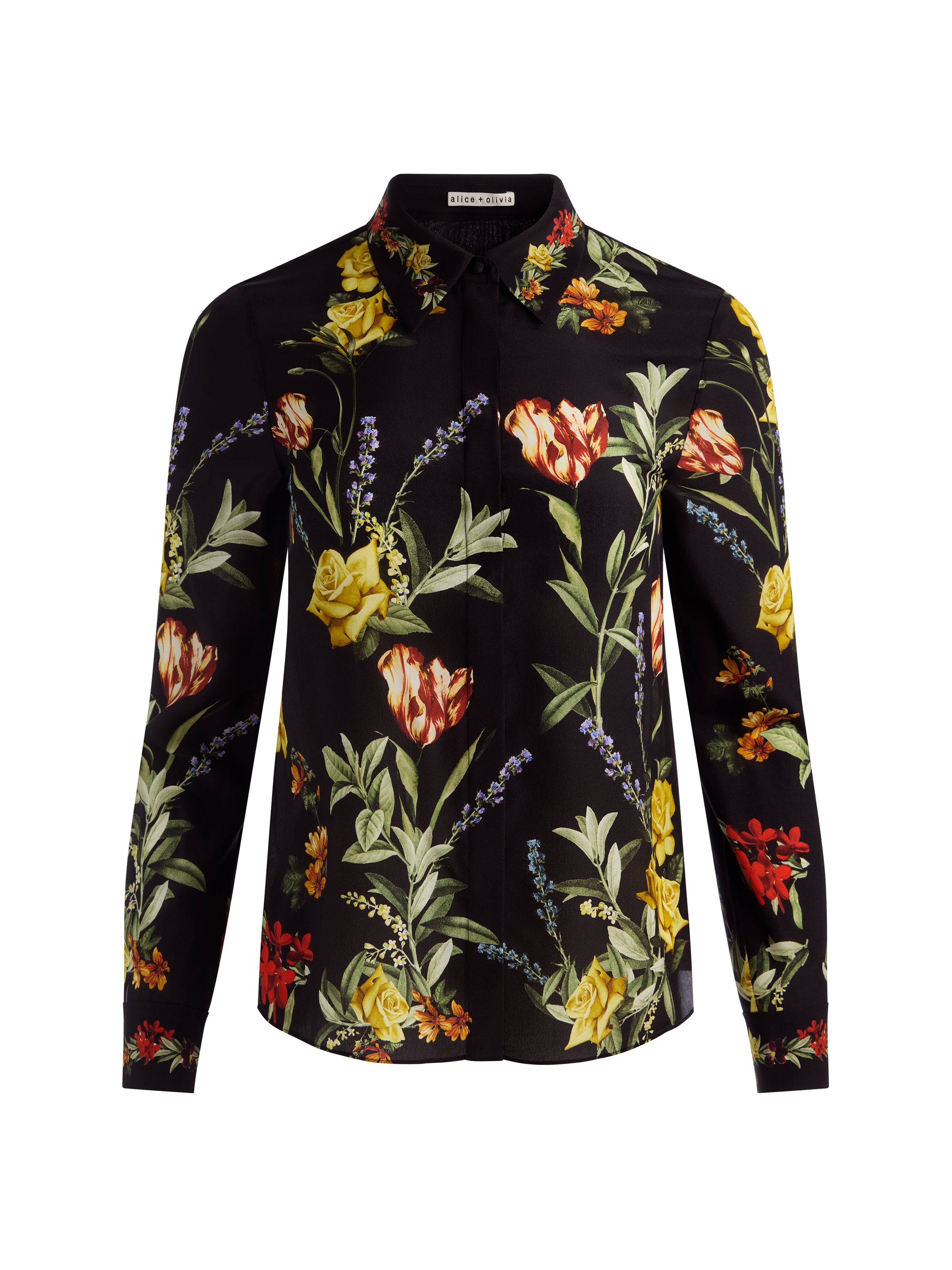 WILLA SILK BLOUSE-ALICE + OLIVIA