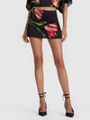 RUBI MINI SKIRT-SOFT TULIP BLACK-ALICE + OLIVIA