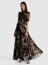 KATZ ASYMM PLTD MAXI SKIRT-ALICE + OLIVIA