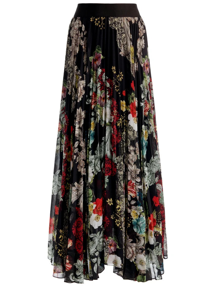 KATZ ASYMM PLTD MAXI SKIRT-ALICE + OLIVIA