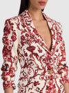 MACEY NOTCH COLLAR FITTED BLAZER-WINDING ROAD-ALICE + OLIVIA