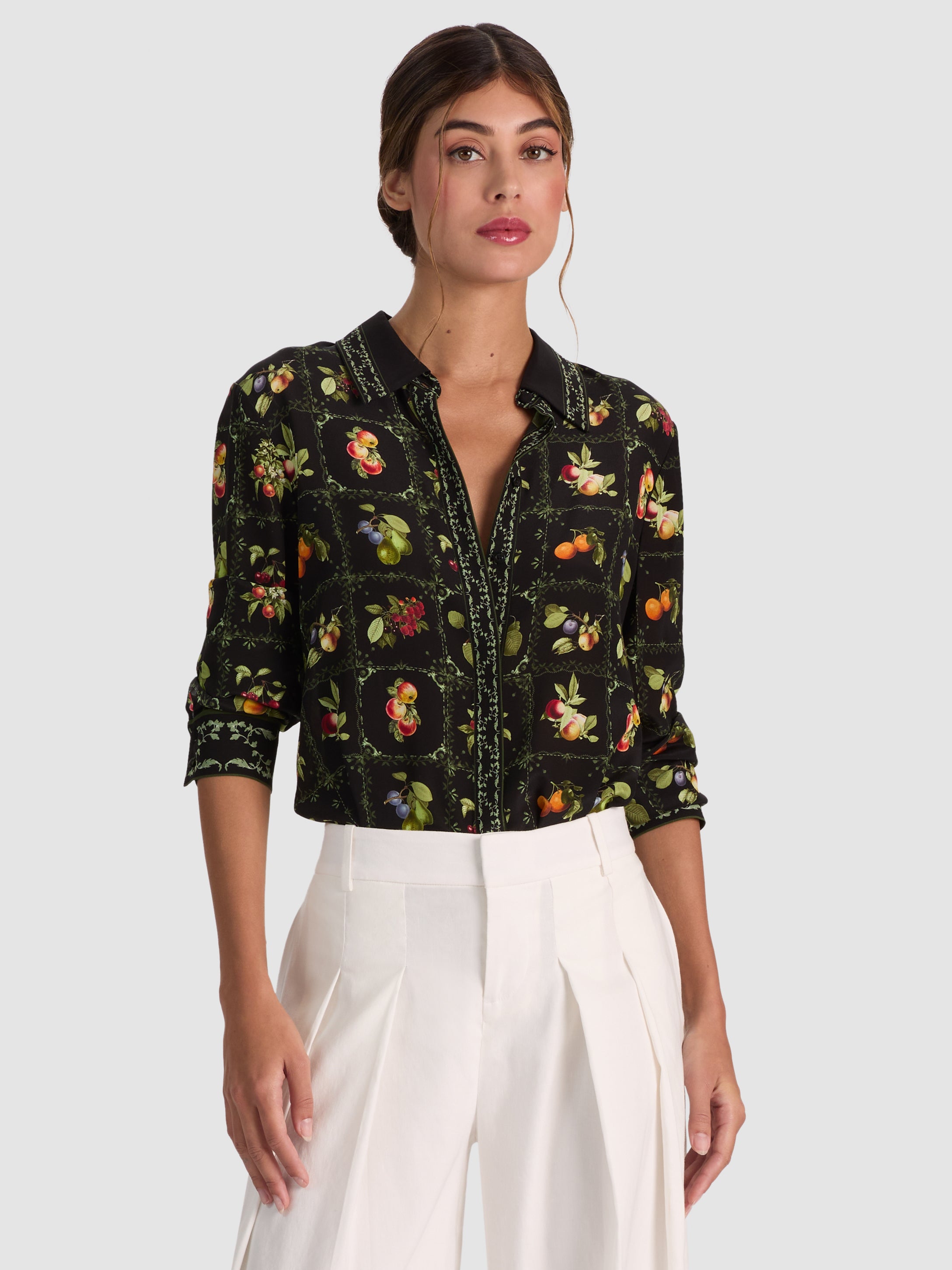 WILLA SILK BLOUSE-ALICE + OLIVIA
