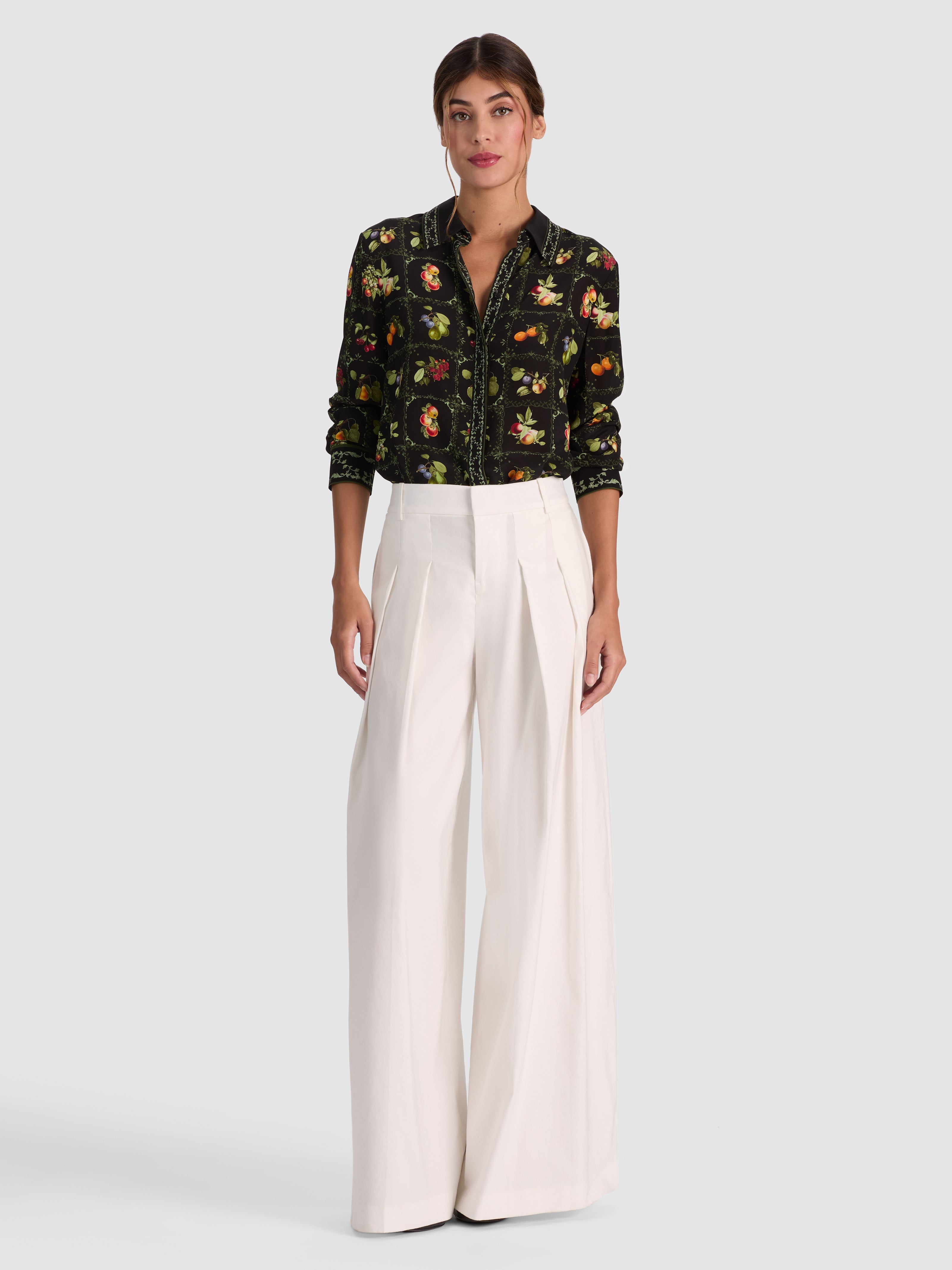 WILLA SILK BLOUSE-ALICE + OLIVIA