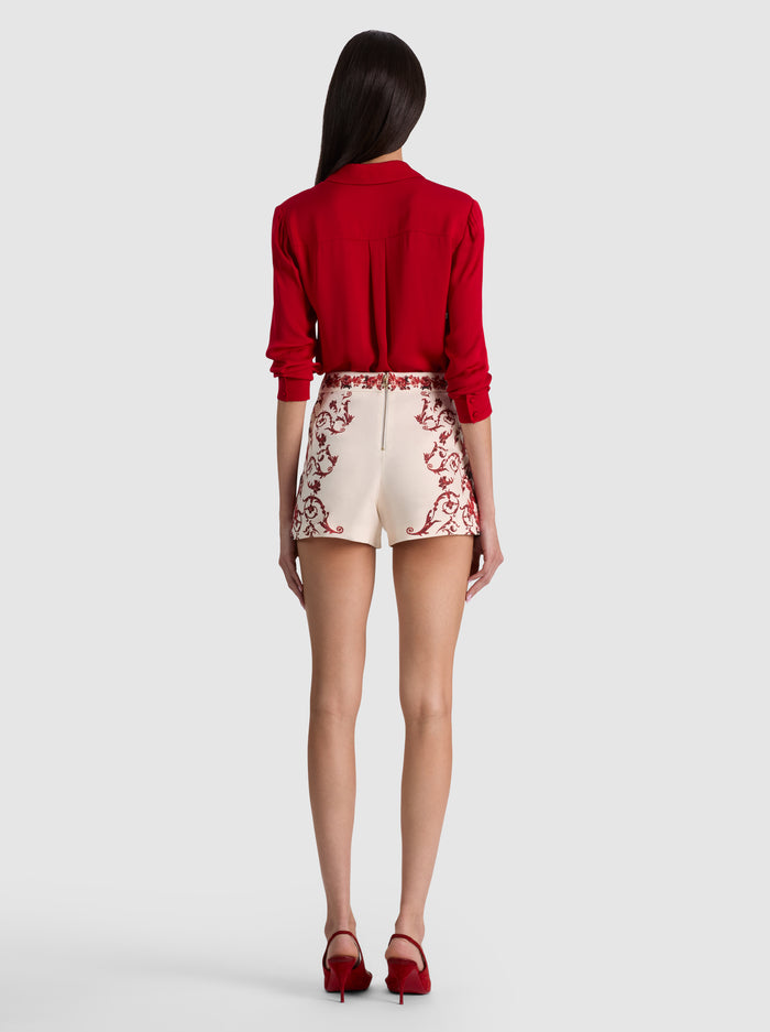 HERA HIGH RISE SHORT-WINDING ROAD-ALICE + OLIVIA