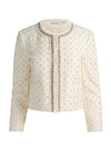 THOMASINA EMBELLISHED TWEED JACKET-ALICE + OLIVIA