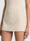 RUBI MINI SKIRT-VANILLA-ALICE + OLIVIA