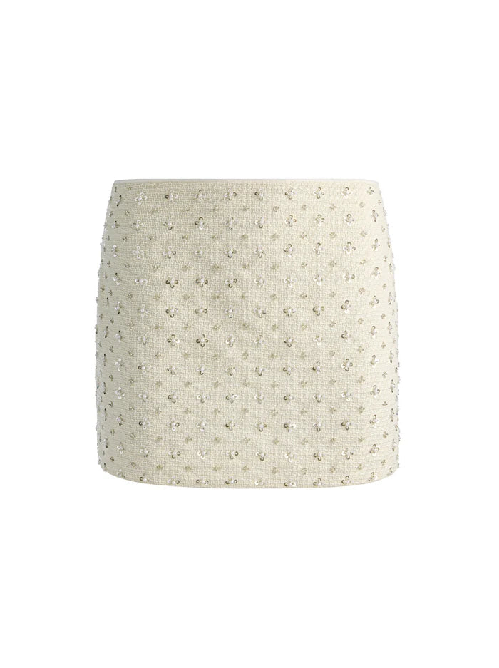 RUBI MINI SKIRT-VANILLA-ALICE + OLIVIA