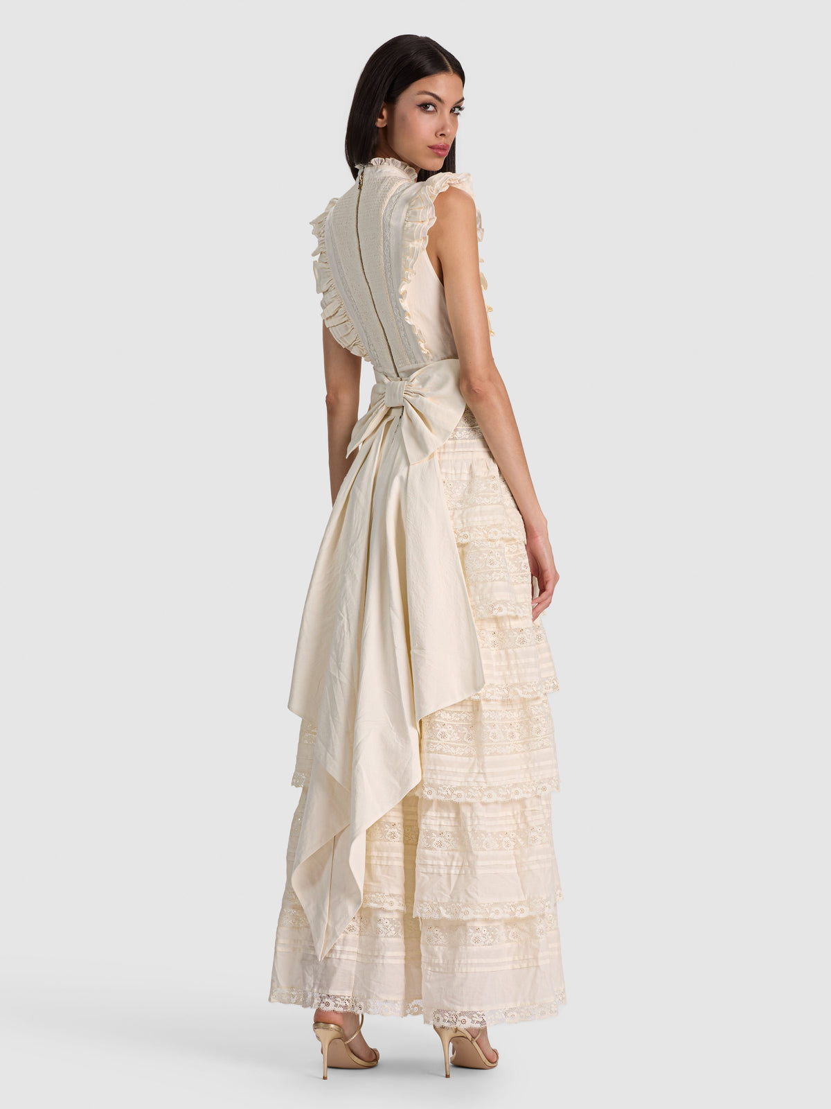 TAHARA TIERED MAXI DRESS-ALICE + OLIVIA