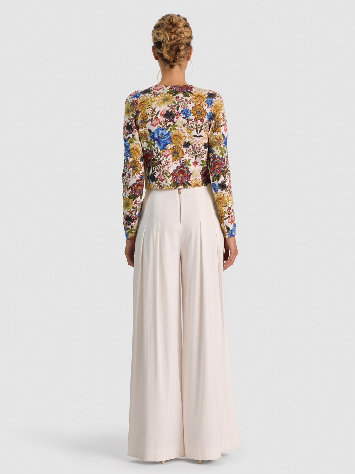 CARSON PRINTED CARDIGAN-FALLEN PETALS SM-ALICE + OLIVIA