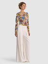 CARSON PRINTED CARDIGAN-FALLEN PETALS SM-ALICE + OLIVIA