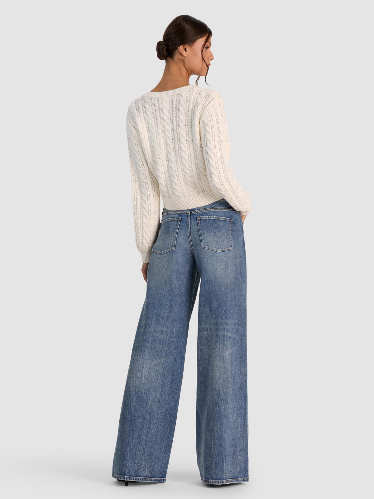 DORIS PUFF SLEEVE CARDIGAN-ALICE + OLIVIA
