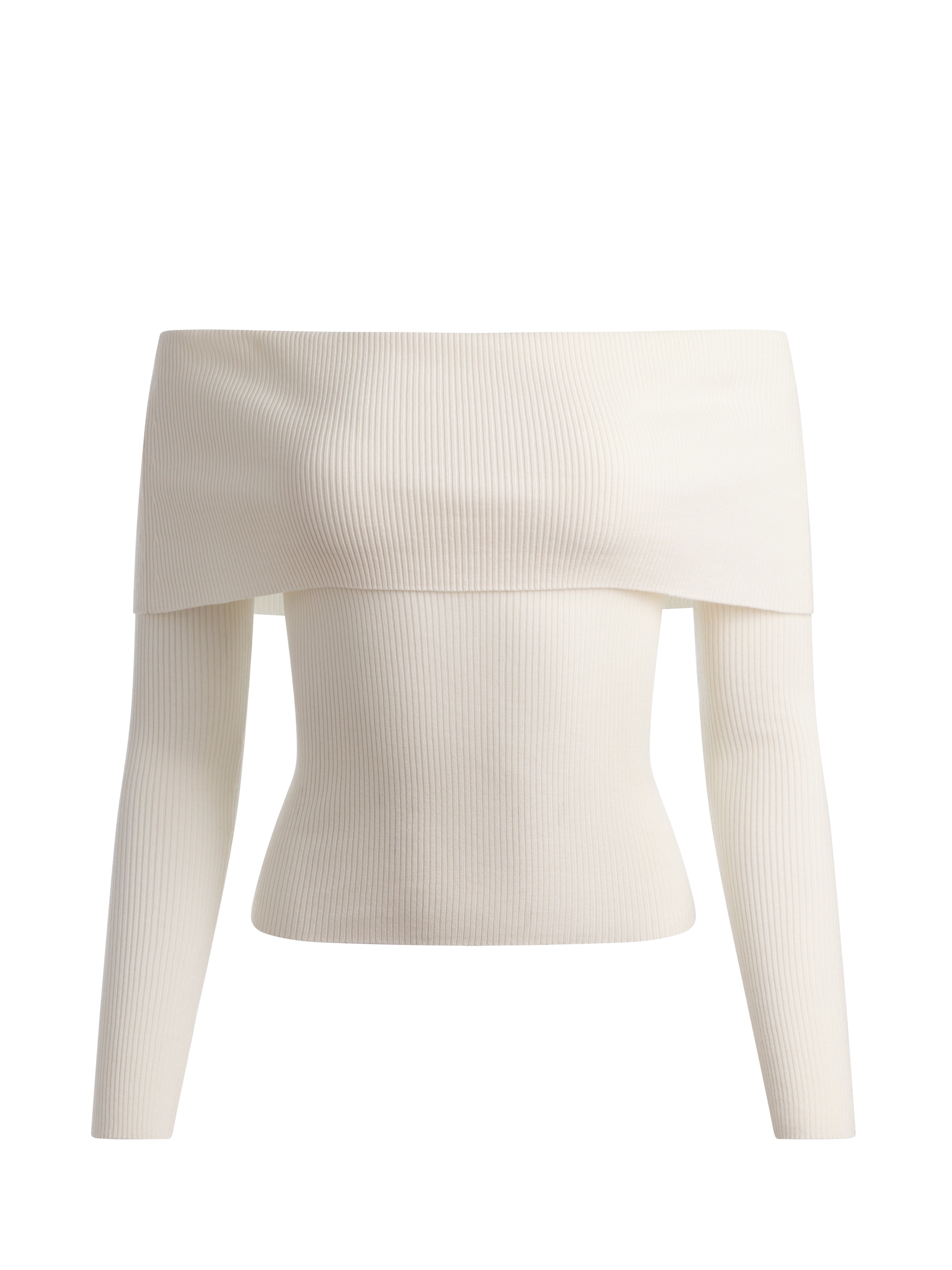 DOLAN FOLDOVER LS PULLOVER-ALICE + OLIVIA