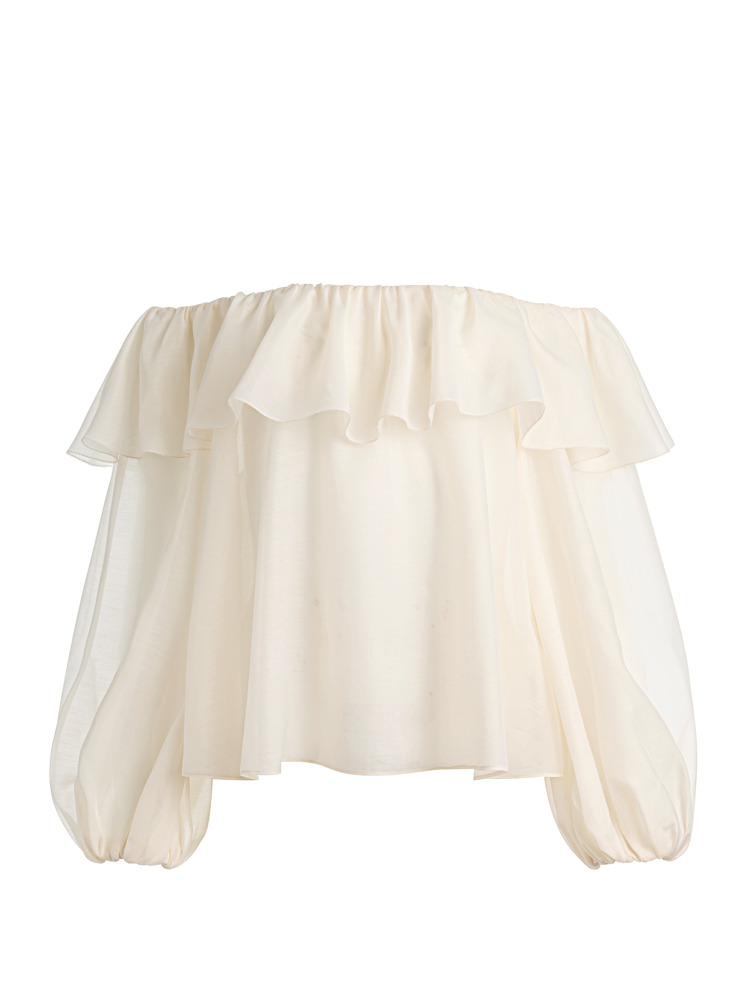 ALTA OFF THE SHOULDER RUFFLE BLOUSE-ALICE + OLIVIA