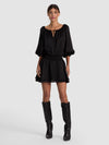 PAULINE DROP WAIST MINI DRESS-ALICE + OLIVIA