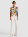 EVAN EMBELL EMBR OVERSIZED TEE-ALICE + OLIVIA