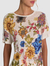 EVAN EMBELL EMBR OVERSIZED TEE-ALICE + OLIVIA