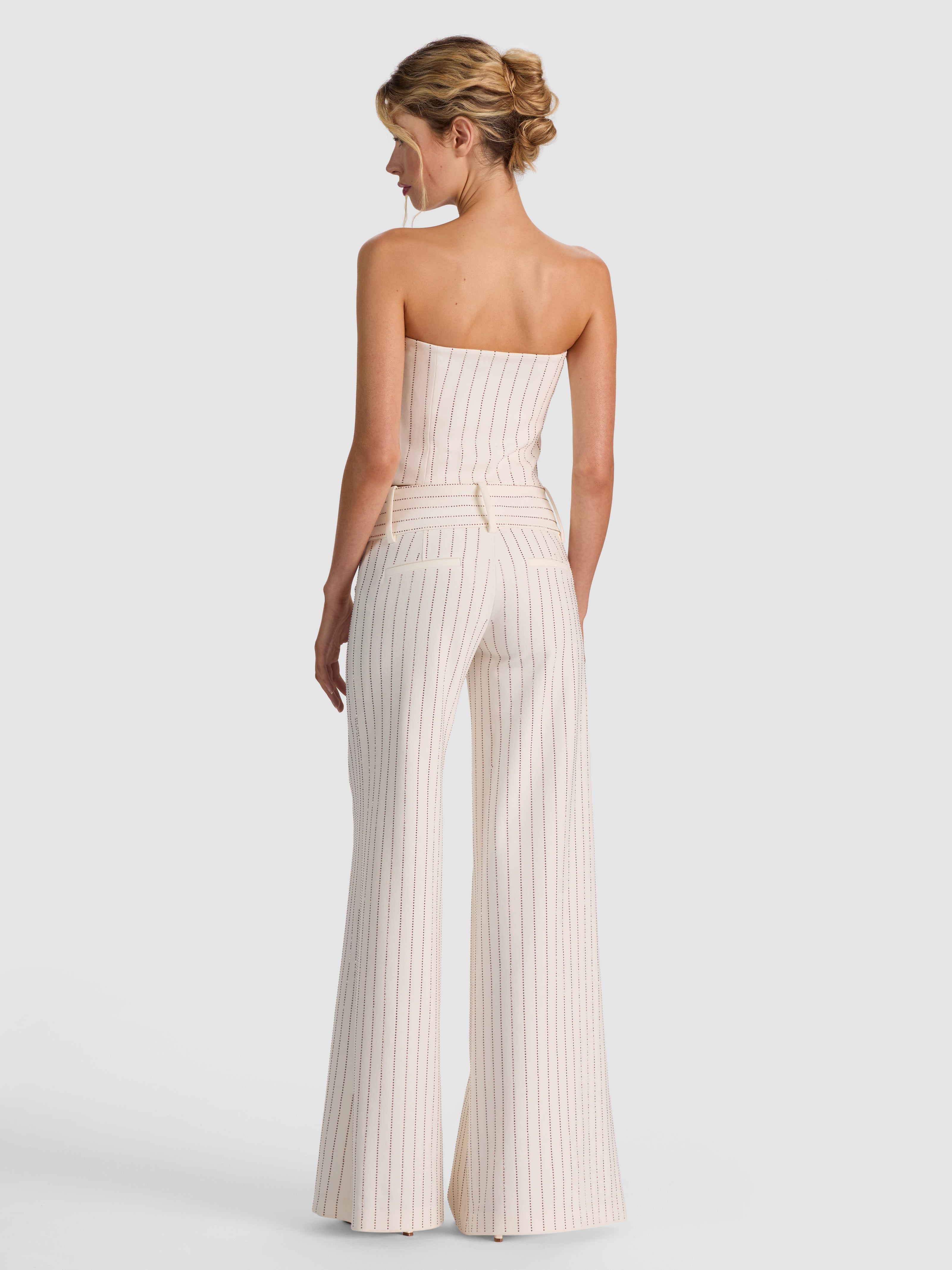 OLIVIA LR EMBELL WIDE LEG FLARE PANT-ALICE + OLIVIA