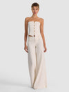 OLIVIA LR EMBELL WIDE LEG FLARE PANT-ALICE + OLIVIA