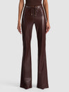 RAVYN LACE UP BOOTCUT PANT-ALICE + OLIVIA
