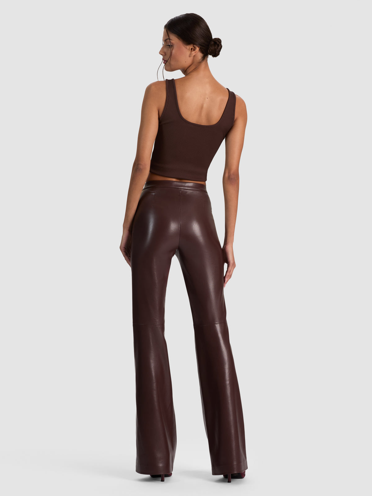 RAVYN LACE UP BOOTCUT PANT-ALICE + OLIVIA