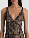 ALANA TWIST STRAP LACE GODET MAXI DRESS-ALICE + OLIVIA