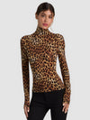 DELAINA TURTLENECK TOP-SPOTTED LEOPARD-ALICE + OLIVIA