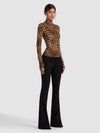 DELAINA TURTLENECK TOP-SPOTTED LEOPARD-ALICE + OLIVIA