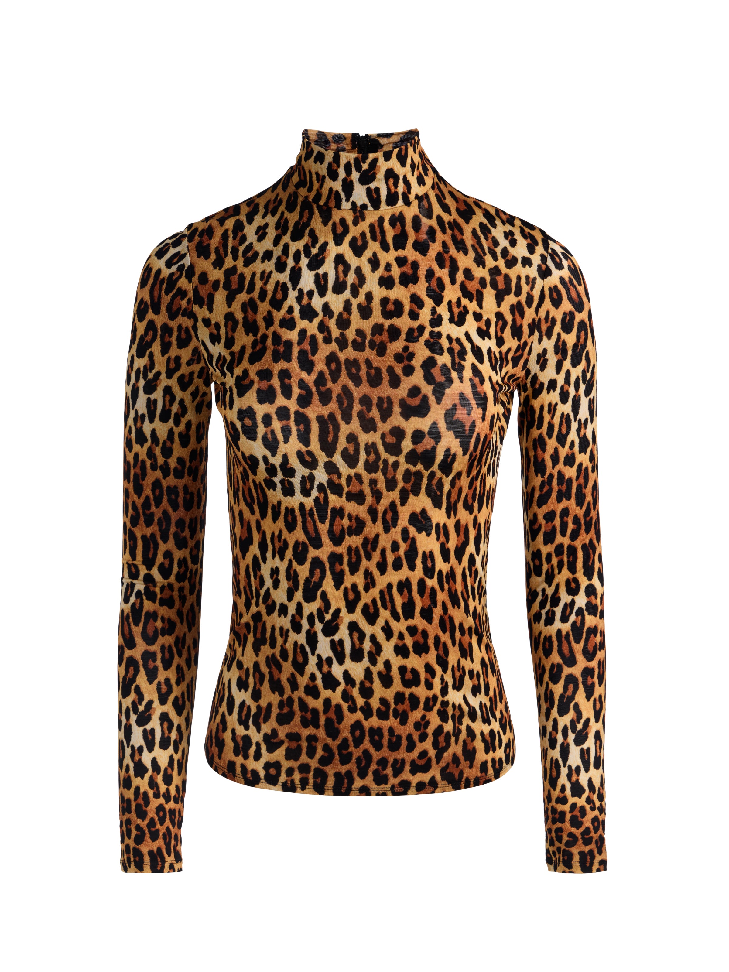 DELAINA TURTLENECK TOP-SPOTTED LEOPARD-ALICE + OLIVIA