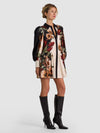 BERTHA BLOUSON SLEEVE SHIRT DRESS-ALICE + OLIVIA